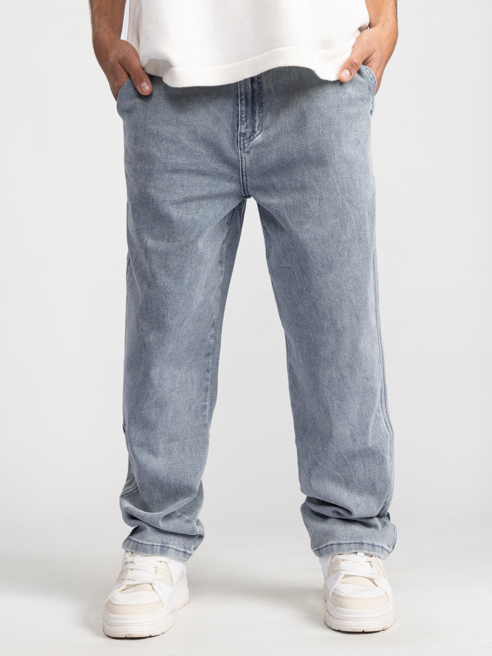 WOVEN PANTS Light Blue / XXL