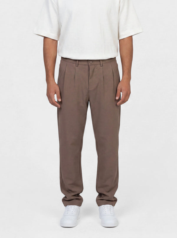 WOVEN PANTS Mocha / 48