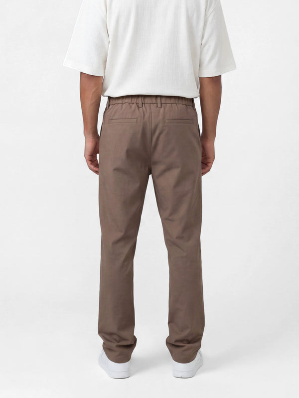WOVEN PANTS Mocha / 48