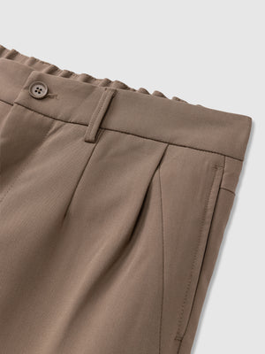 WOVEN PANTS Mocha / 48