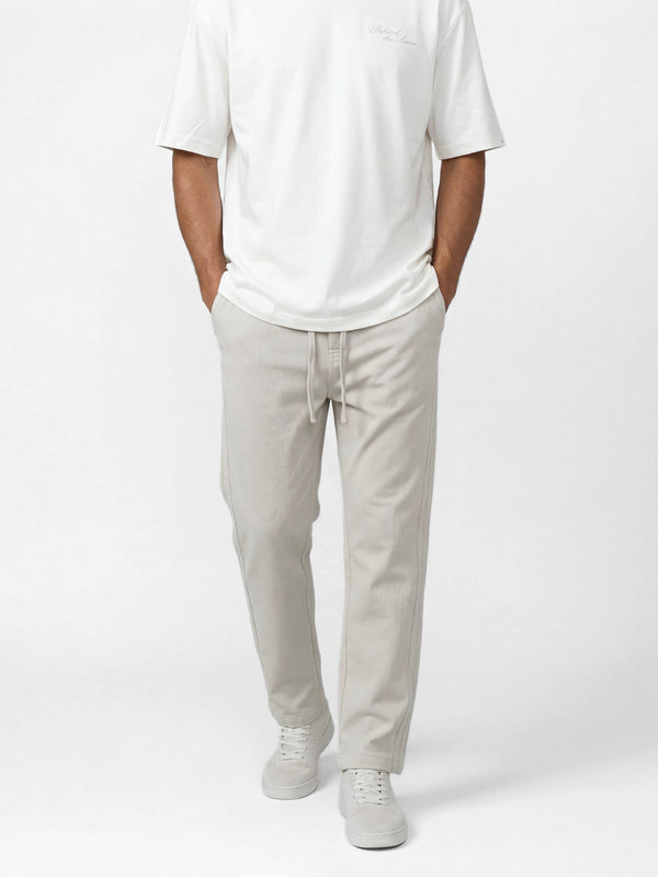WOVEN PANTS Cream / 46