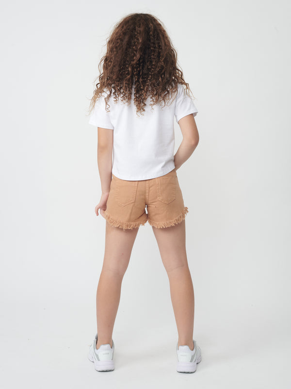 WOVEN BERMUDA Camel / 14