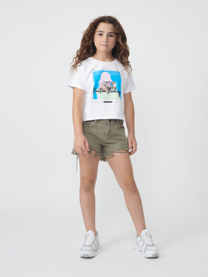 WOVEN BERMUDA Army / 14