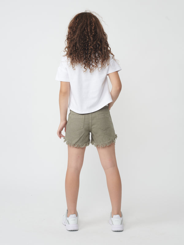 WOVEN BERMUDA Army / 14