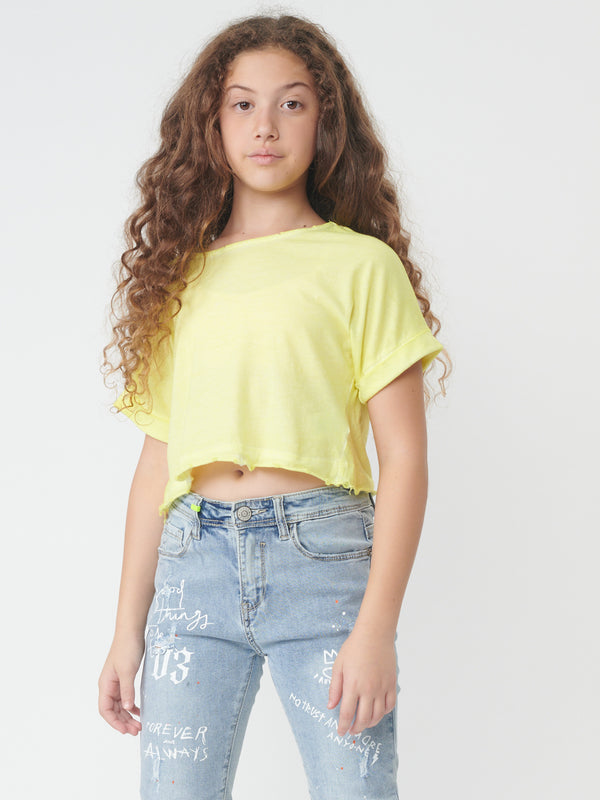 T SHIRT NG Yellow / 14
