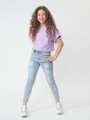 T SHIRT NG Purple / 14