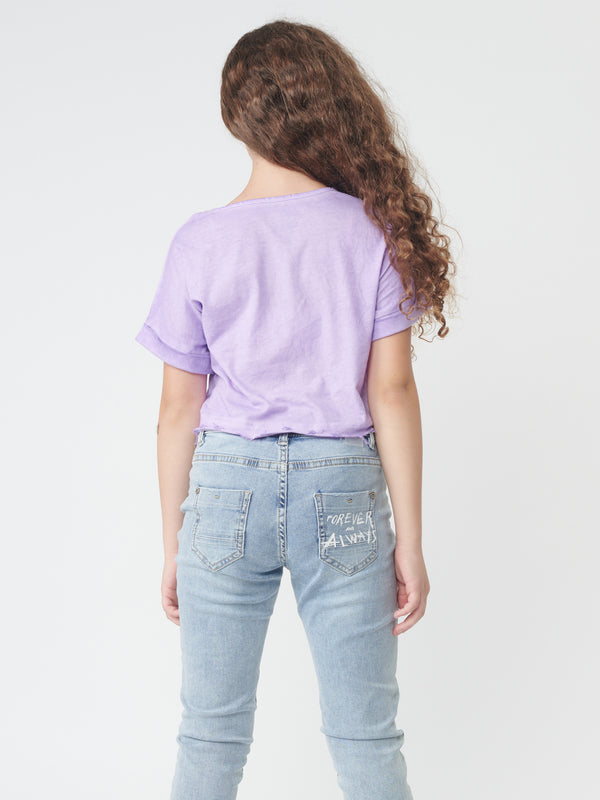 T SHIRT NG Purple / 14