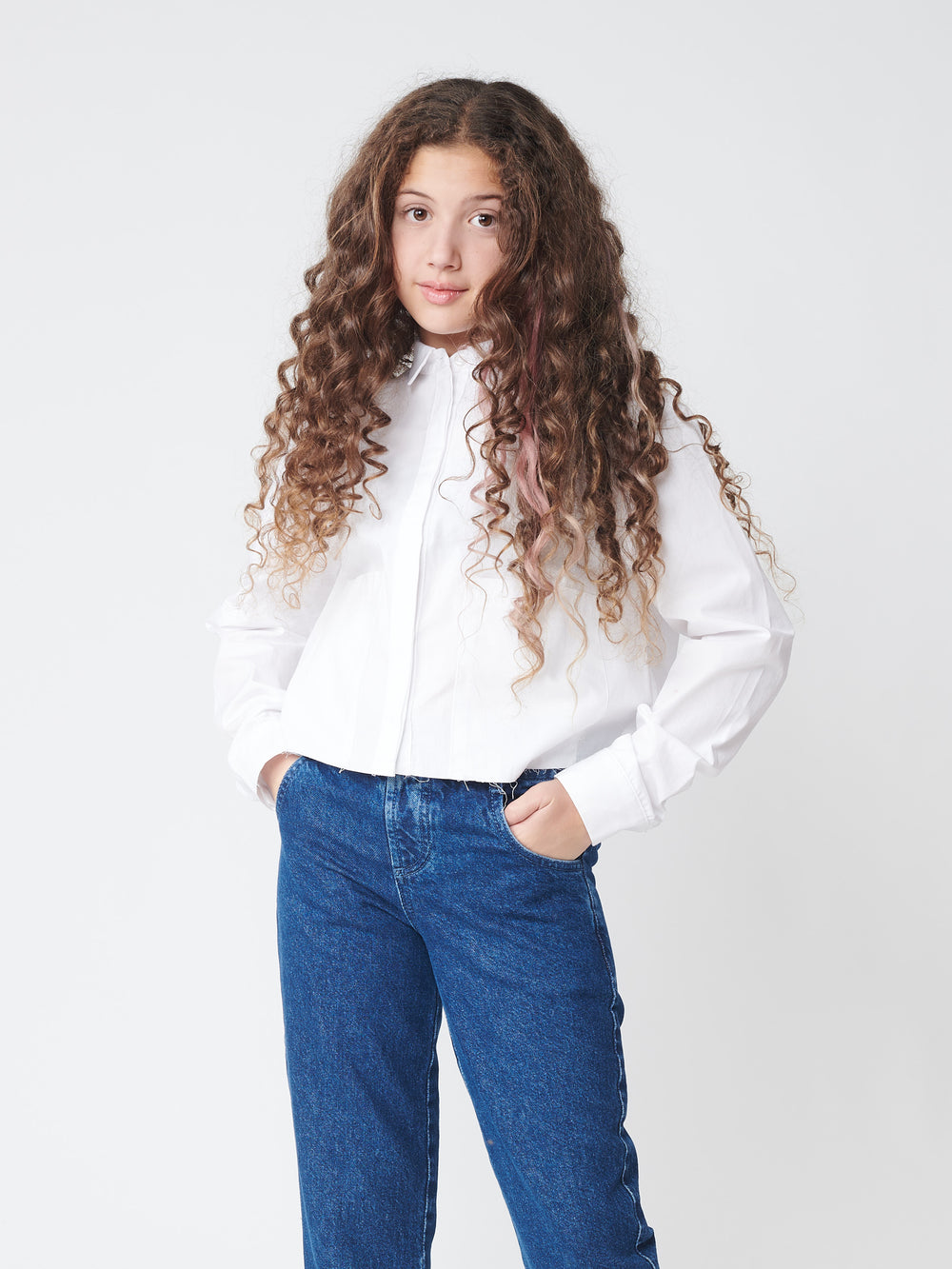 FASHION BUTTONNED SHIRTS NG White / 14