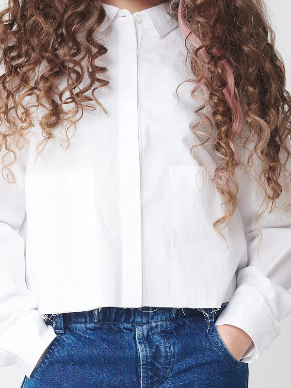 FASHION BUTTONNED SHIRTS NG White / 14