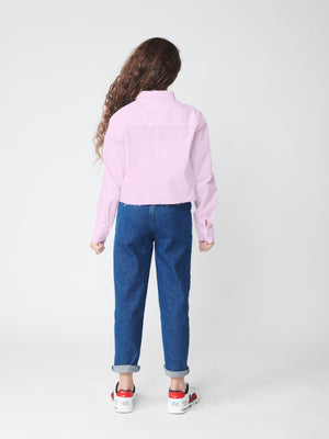 FASHION BUTTONNED SHIRTS NG Pink / 14