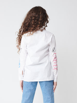 FASHION BUTTONNED SHIRTS NG White / 14