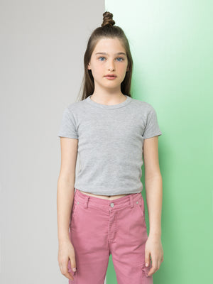 BASIC T  NG Grey Melange / 14