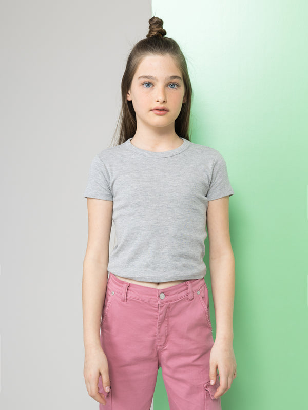 BASIC T  NG Grey Melange / 14