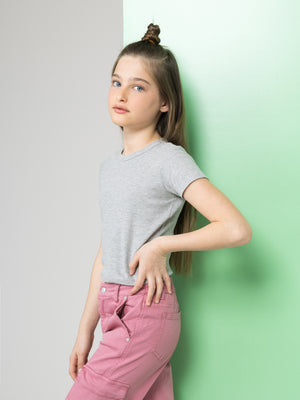 BASIC T  NG Grey Melange / 14
