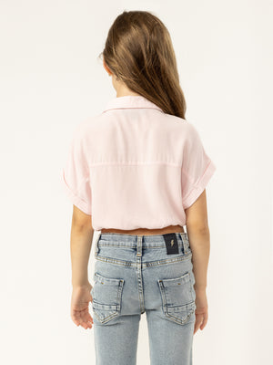 FASHION BUTTONNED SHIRTS Pink / 14
