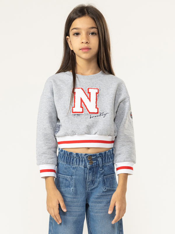 SWEATSHIRT NG Grey Melange / 14