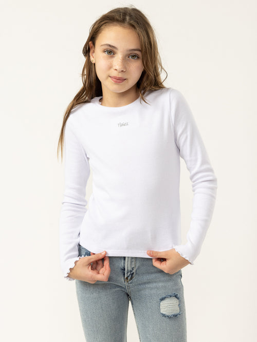 BASIC+ LONG SLEEVE T White / 14