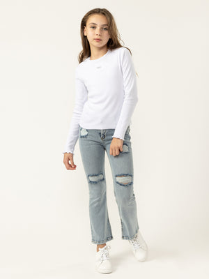 BASIC+ LONG SLEEVE T White / 14