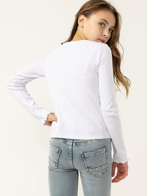 BASIC+ LONG SLEEVE T White / 14