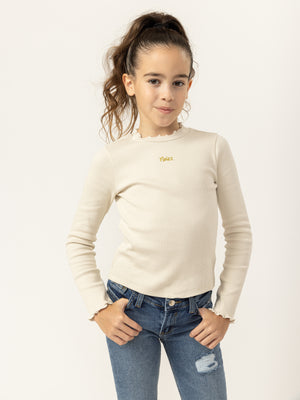 BASIC+ LONG SLEEVE T Beige / 14