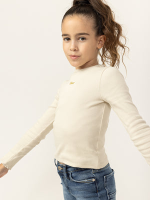 BASIC+ LONG SLEEVE T Beige / 14