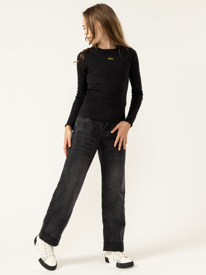 BASIC+ LONG SLEEVE T Black / 14