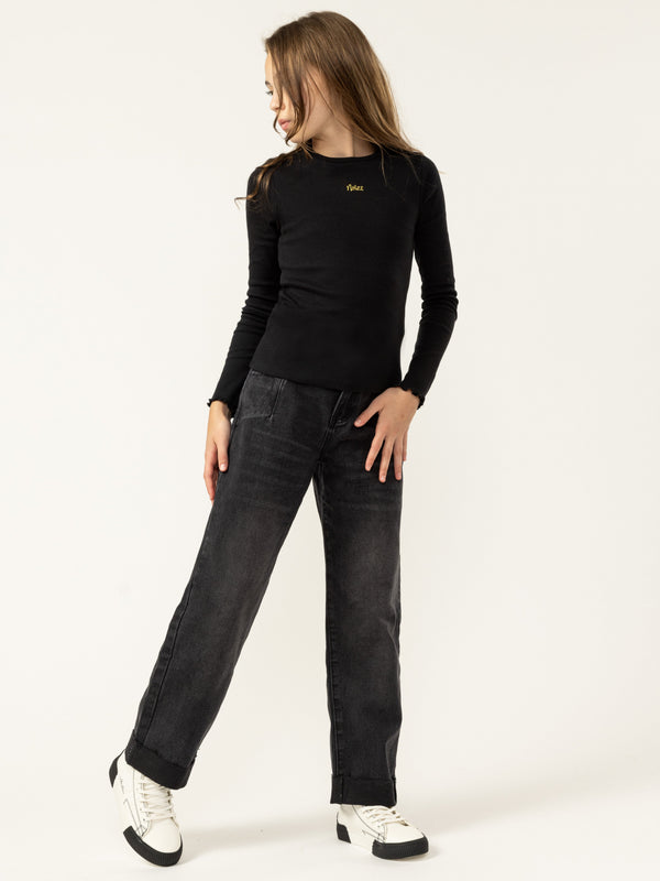 BASIC+ LONG SLEEVE T Black / 14