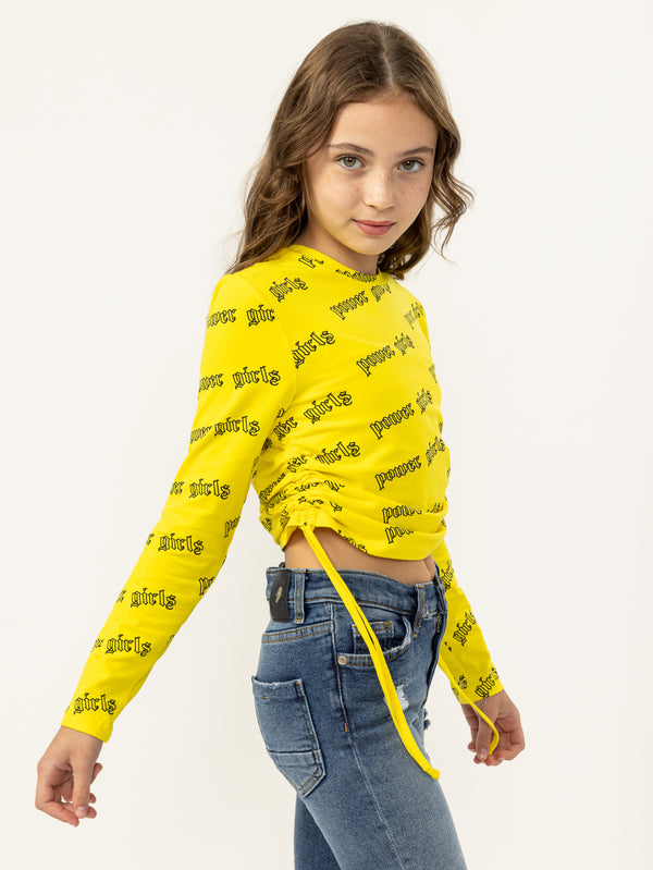 BASIC+ LONG SLEEVE T Yellow / 14