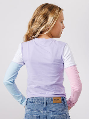 BASIC+ LONG SLEEVE T Purple / 14