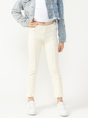 WOVEN PANTS NG Cream / 14