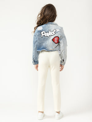 WOVEN PANTS NG Cream / 14