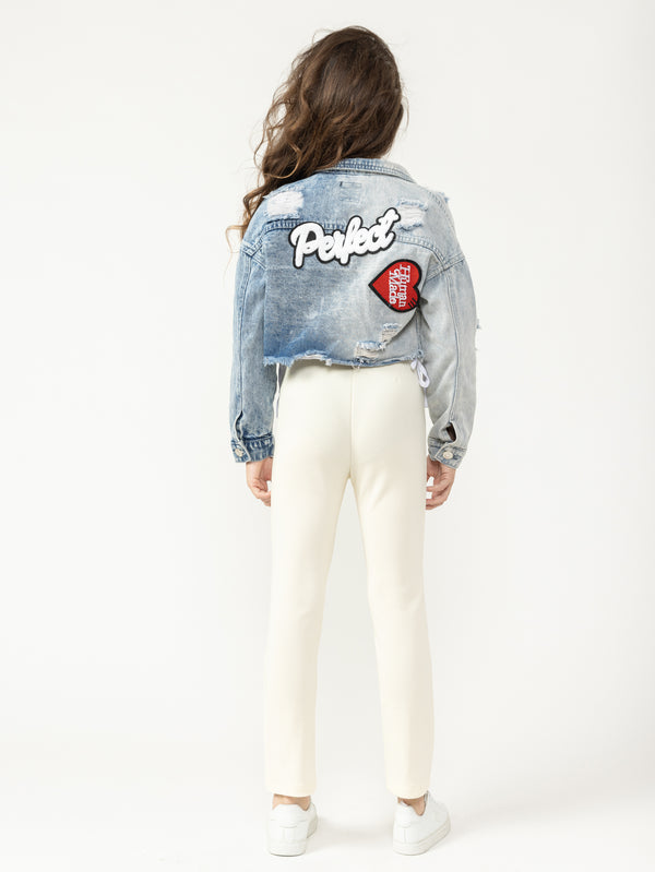 WOVEN PANTS NG Cream / 14