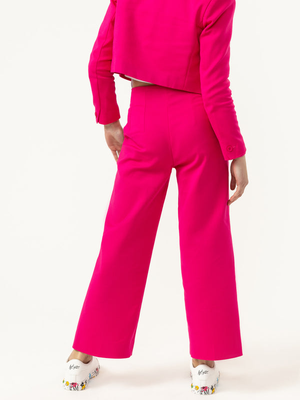 TAILORED PANTS Fuchsia / 14
