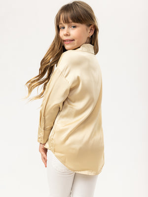 FASHION BUTTONNED SHIRTS NG Beige / 14