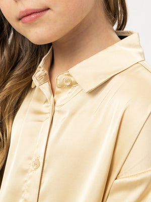 FASHION BUTTONNED SHIRTS NG Beige / 14