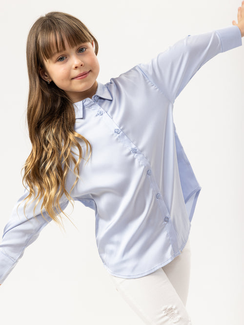 FASHION BUTTONNED SHIRTS NG Light Purple / 14