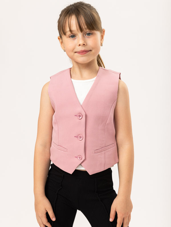 TAILORED VEST NG Pink / 14