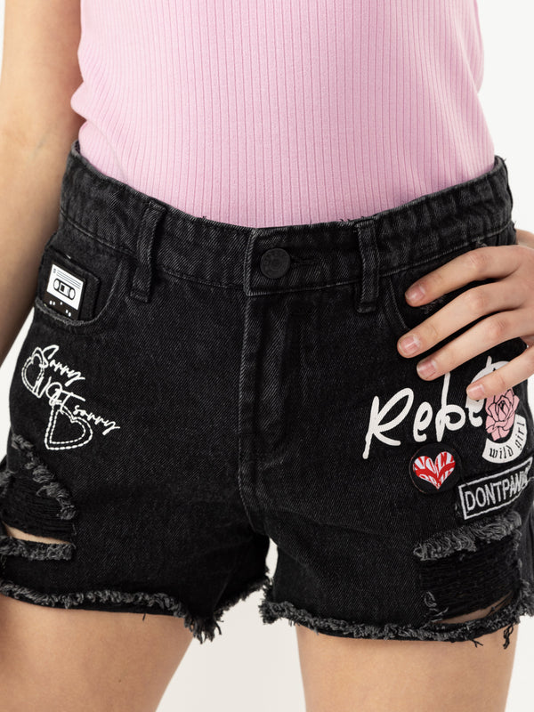 JEANS BERMUDA  NG Black / 14