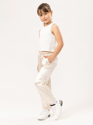 TAILORED PANTS Beige / 14
