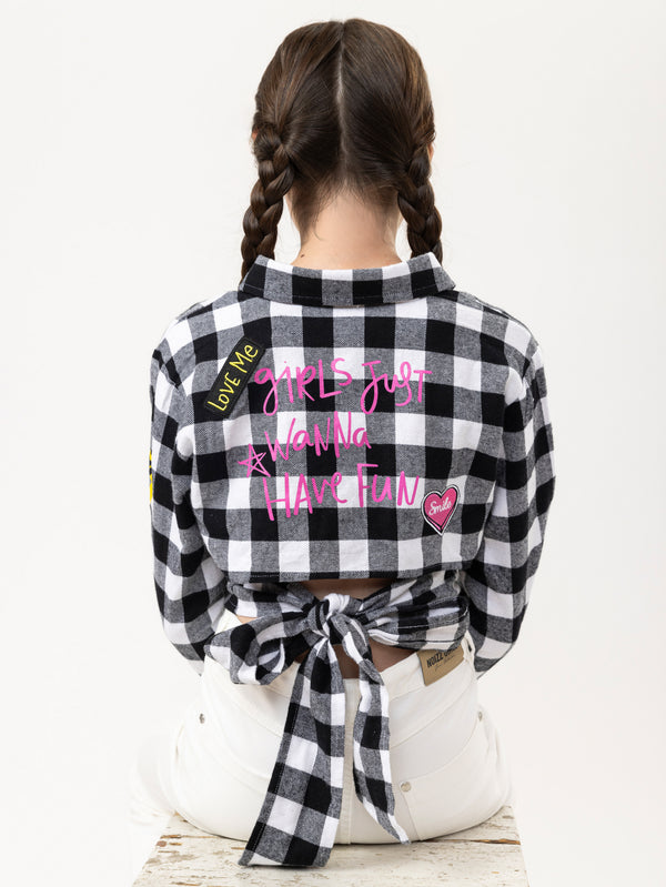 FASHION BUTTONNED SHIRTS NG Black / 14