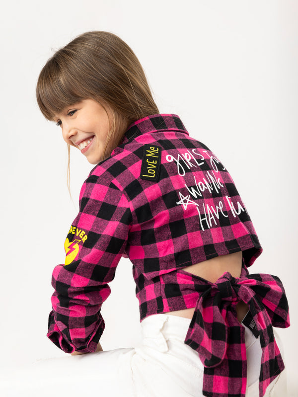 FASHION BUTTONNED SHIRTS NG Pink / 14