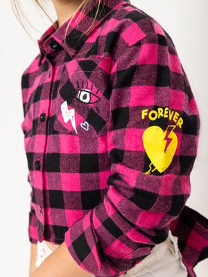 FASHION BUTTONNED SHIRTS NG Pink / 14
