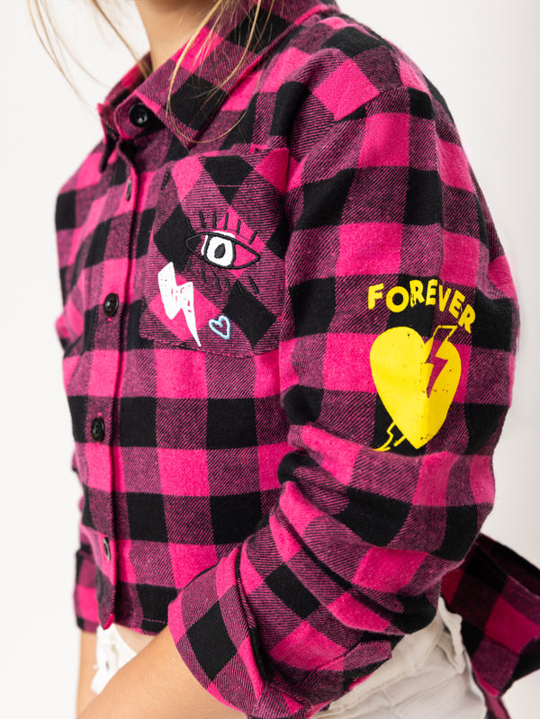 FASHION BUTTONNED SHIRTS NG Pink / 14