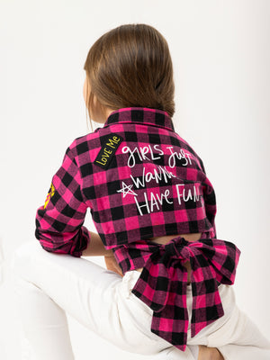 FASHION BUTTONNED SHIRTS NG Pink / 14