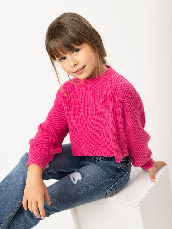 BASIC SWEATERS NG Fuchsia / 14