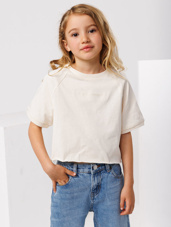 FASHION BASIC T-SHIRT NG Cream / 14