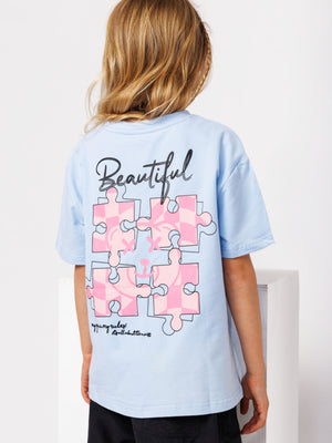 T SHIRT  NG Light Blue / 14