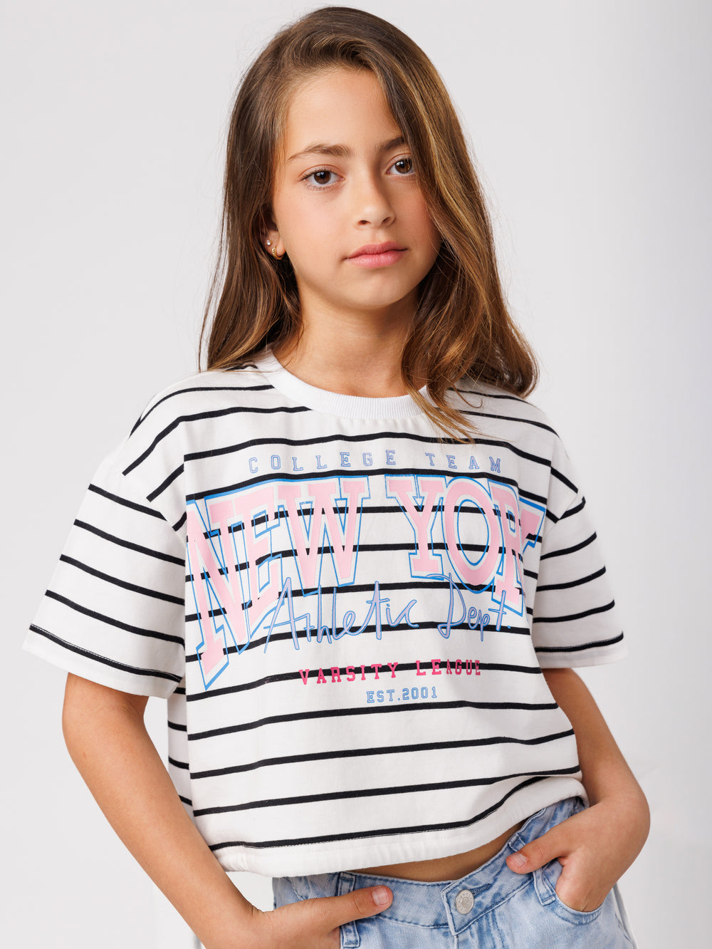 T SHIRT  NG White Stripes / 14