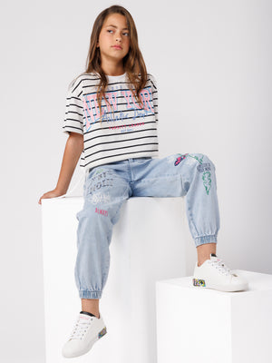 T SHIRT  NG White Stripes / 14