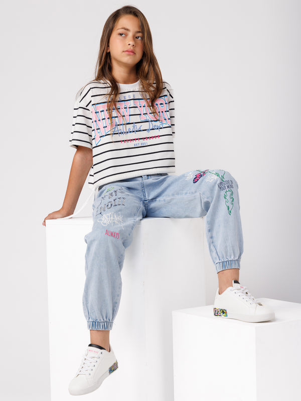 T SHIRT  NG White Stripes / 14